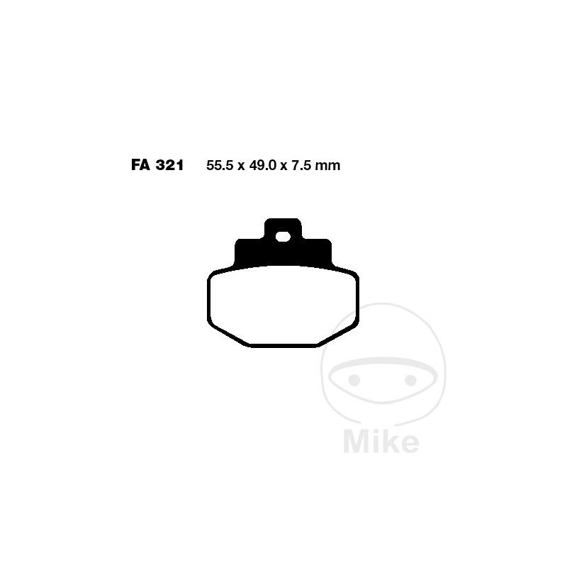 EBC carbon brake pads SCOOTER ALTN: 7871593 732.05.46