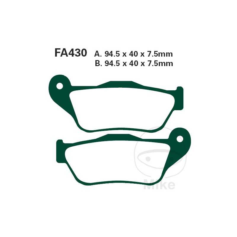 EBC SINTERED BRAKE PADS HH SCOOTER ALTN:7875180 732.31.40