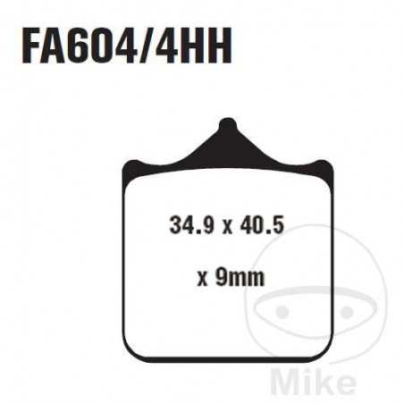 EBC SINTERED BRAKE PADS HH ALTN: 7870223 732.32.98