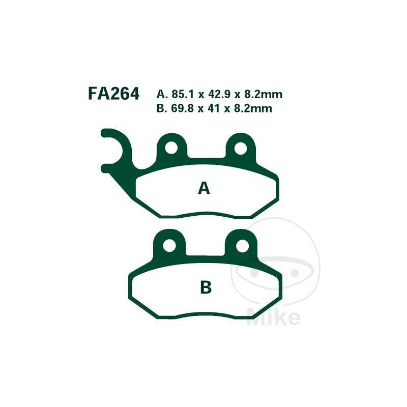 EBC carbon brake pads SCOOTER ALTN: 7872278 732.05.36