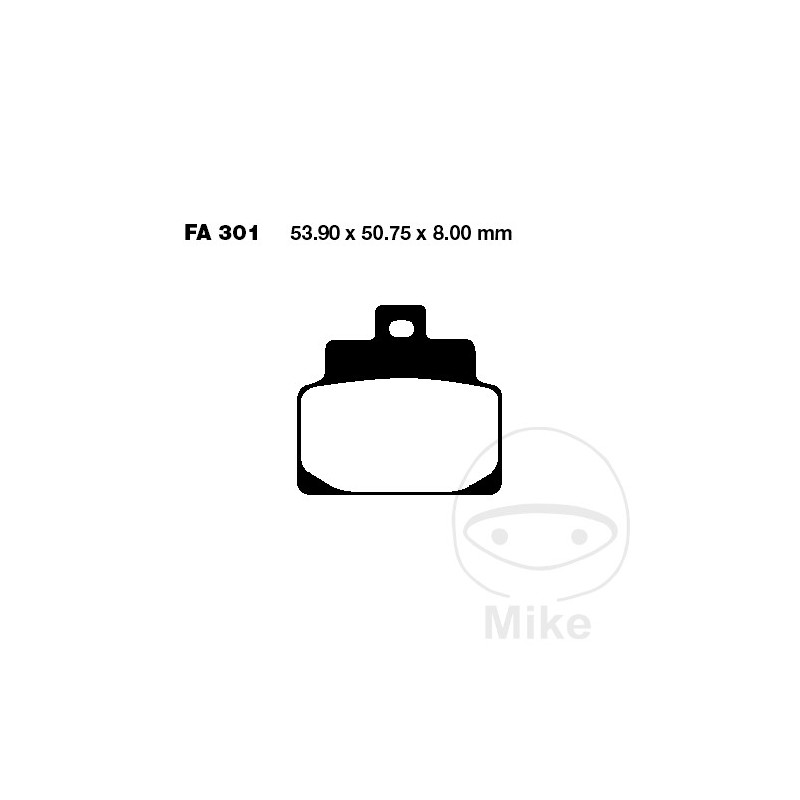 EBC Standard brake pads SCOOTER ALTN: 7870228 732.07.65