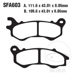 EBC Standard brake pads SCOOTER ALTN: 7870141 732.35.04
