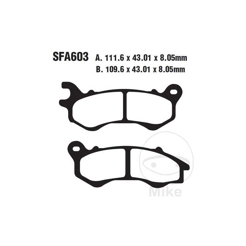 EBC Standard brake pads SCOOTER ALTN: 7870141 732.35.04