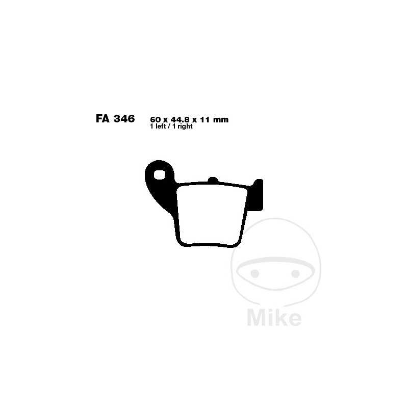 EBC SINTERED BRAKE PADS R ALTN: 7870199 732.39.26