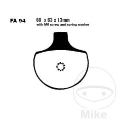 EBC Semi-sintered brake pads V ALTN: 7870271 737.70.24