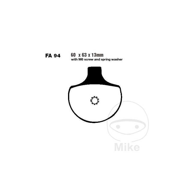 EBC Semi-sintered brake pads V ALTN: 7870271 737.70.24