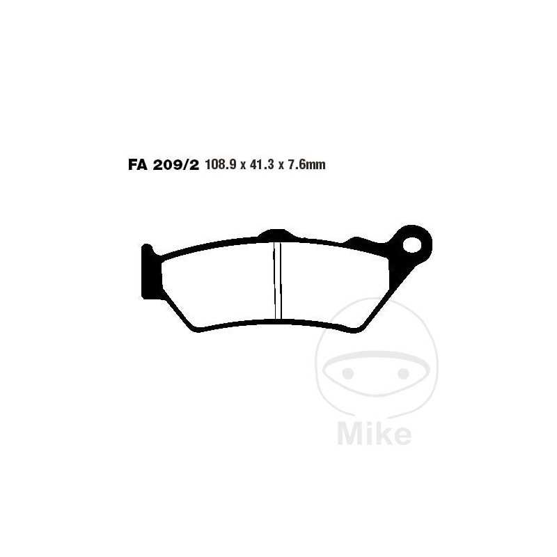 EBC Semi-sintered brake pads V ALTN: 7870277 737.70.43