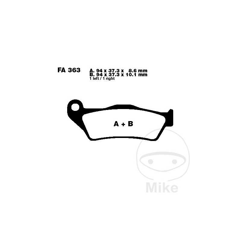 EBC SINTERED BRAKE PADS HH ALTN: 7870959 732.42.54
