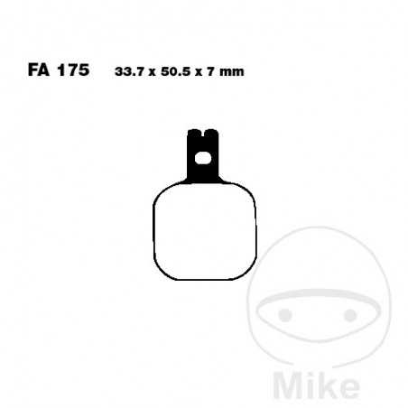 EBC SINTERED BRAKE PADS HH 732.42.70