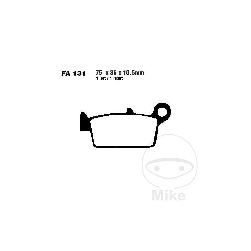 EBC SINTERED BRAKE PADS R ALTN: 7872914 737.70.62