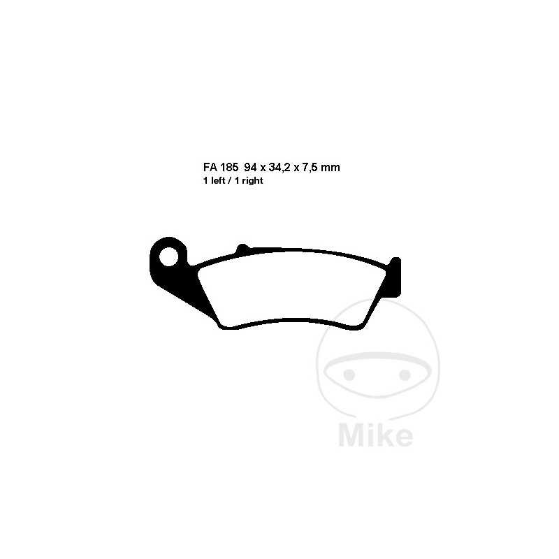 EBC SINTERED BRAKE PADS R ALTN: 7873102/7873466 737.71.38