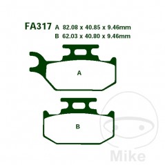 EBC SINTERED BRAKE PADS R ALTN: 7874589 732.56.81
