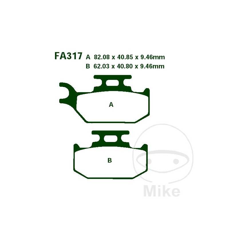 EBC SINTERED BRAKE PADS R ALTN: 7874589 732.56.81