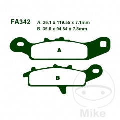 EBC SINTERED BRAKE PADS R ALTN: 7874563 732.57.07