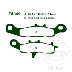 EBC SINTERED BRAKE PADS R ALTN: 7874563 732.57.31