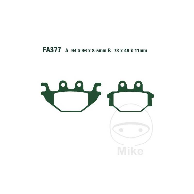 EBC SINTERED BRAKE PADS R ALTN: 7874324 732.57.80