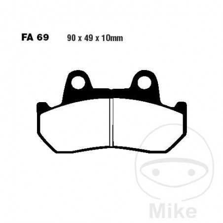 EBC SINTERED BRAKE PADS HH ALTN: 7871619 732.85.37