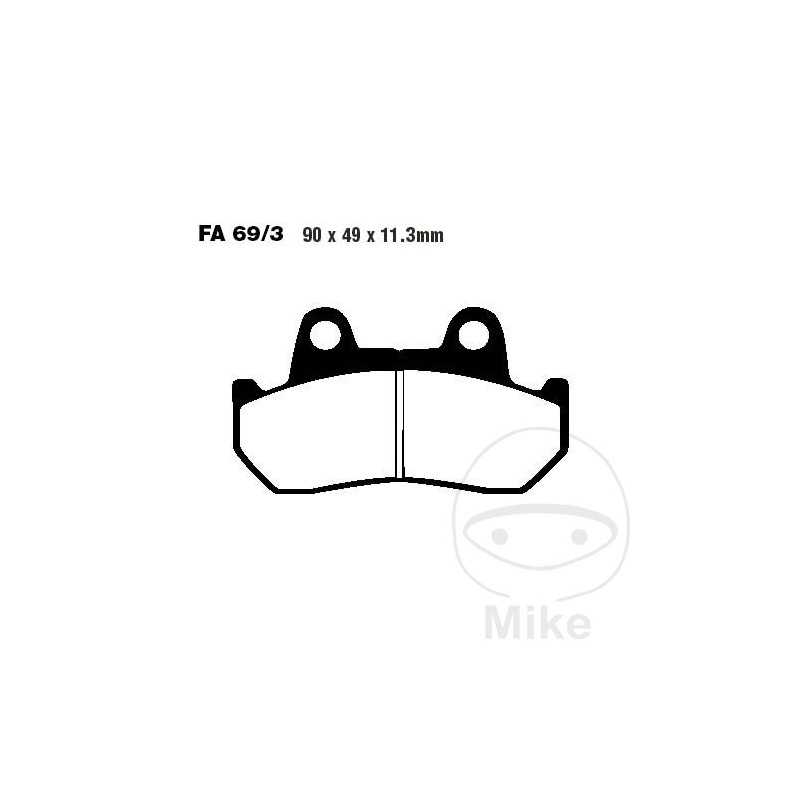 EBC SINTERED BRAKE PADS HH ALTN: 7871619 732.85.45