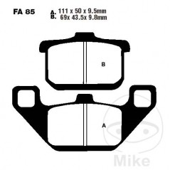 EBC Semi-sintered brake pads V 737.70.22