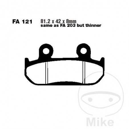 EBC Standard brake pads ALTN: 7871791 737.10.16