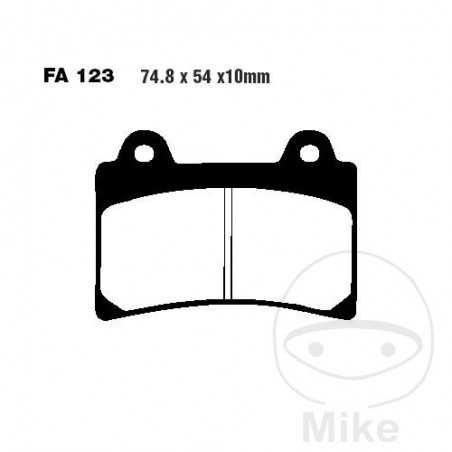 EBC SINTERED BRAKE PADS HH ALTN: 7873318 732.86.02