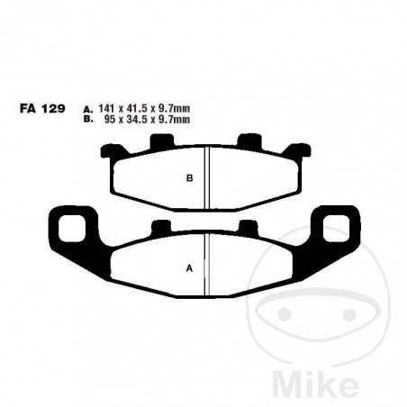 EBC SINTERED BRAKE PADS HH ALTN:7873292 732.86.36