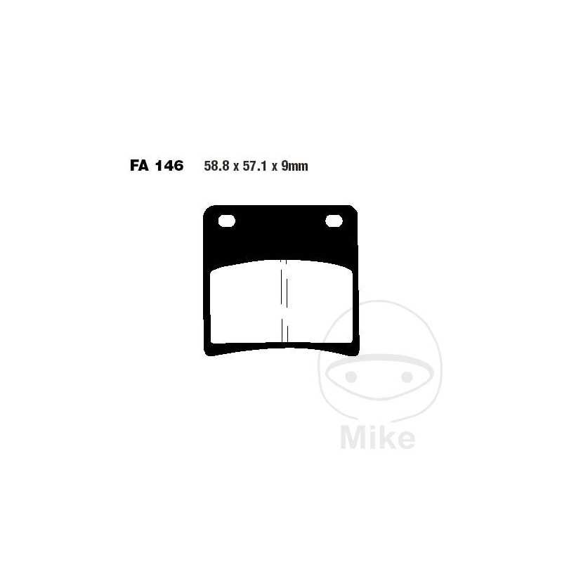 EBC Semi-sintered brake pads V 737.70.34