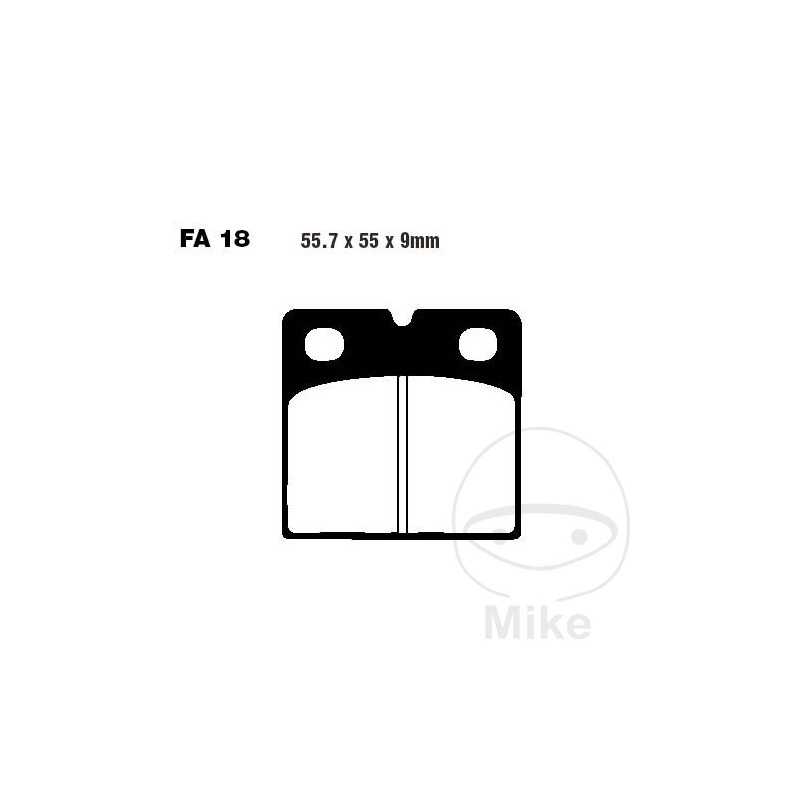 EBC Semi-sintered brake pads V 737.70.02