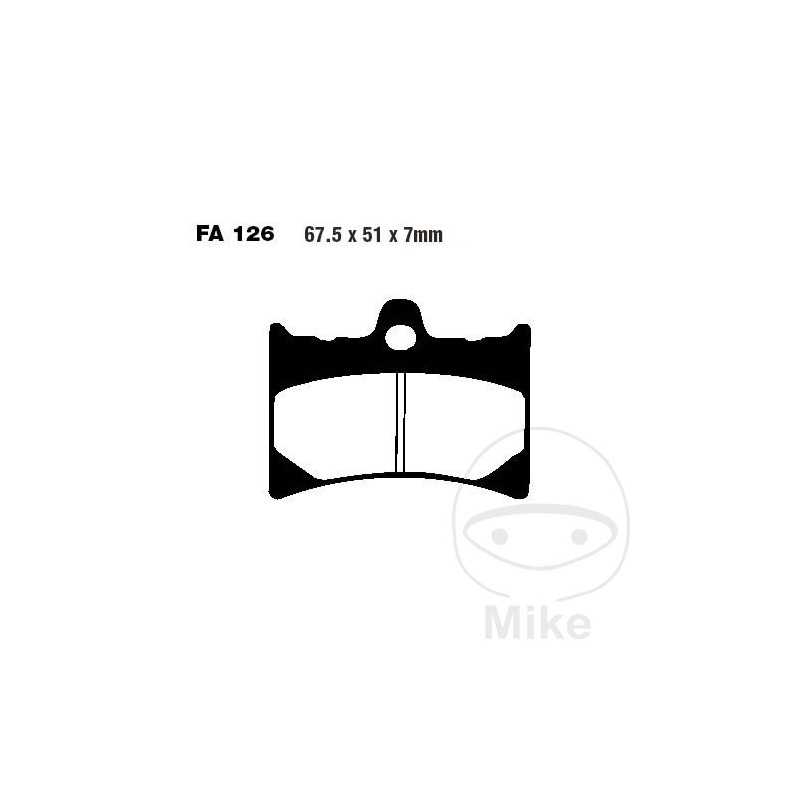 EBC SINTERED BRAKE PADS HH ALTN: 7874399 732.89.41