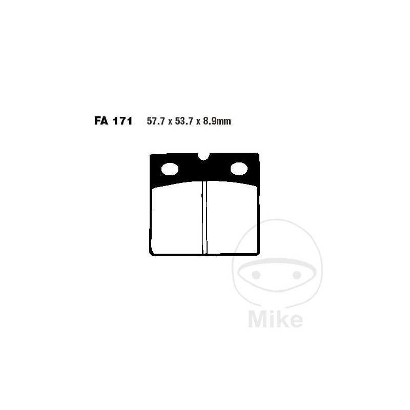 EBC SINTERED BRAKE PADS HH ALTN: 7870801 732.89.66