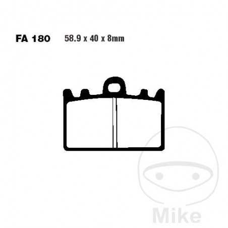 EBC SINTERED BRAKE PADS HH 732.89.82