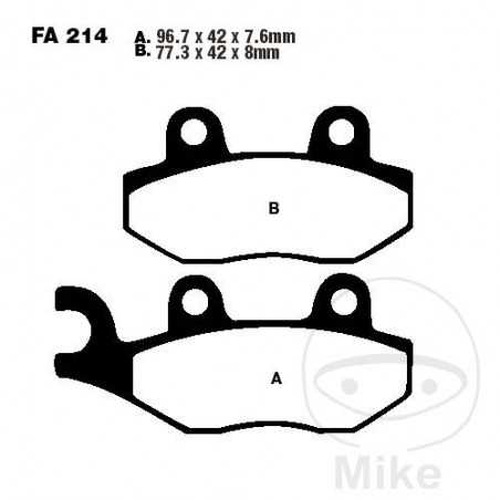 EBC Standard brake pads ALTN: 7871924 737.87.14