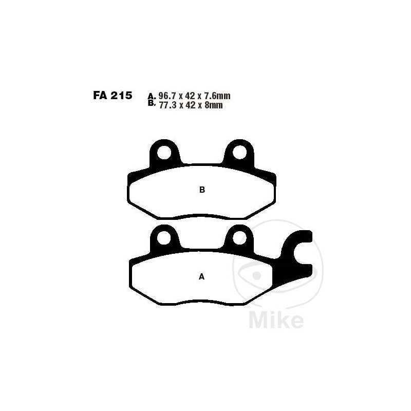 EBC SINTERED BRAKE PADS HH ALTN:7874639/2575/4647 732.90.22