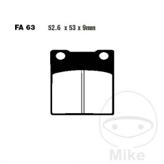 EBC Semi-sintered brake pads V 737.70.12