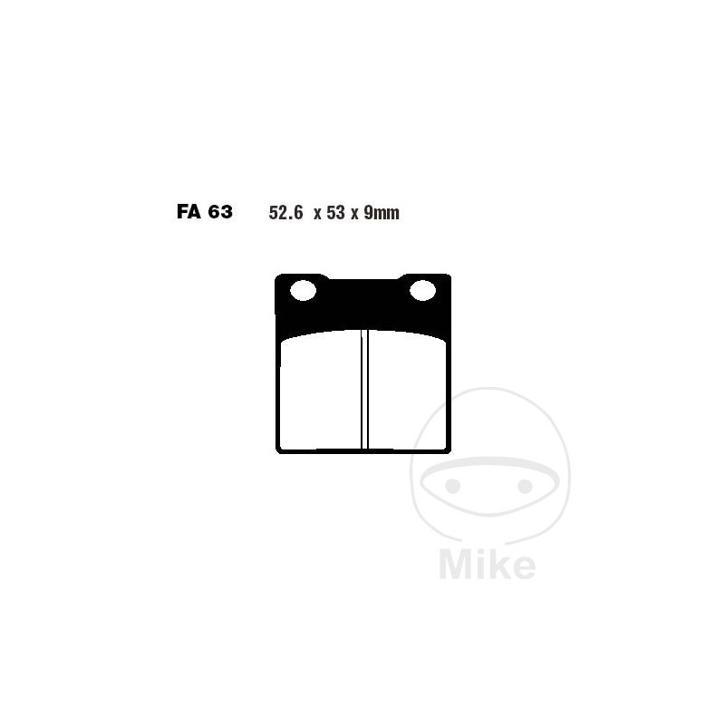 EBC Semi-sintered brake pads V 737.70.12