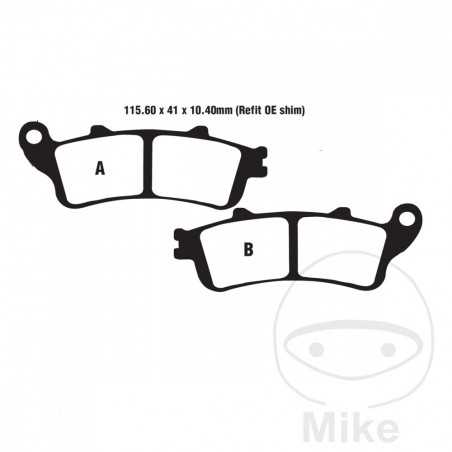 EBC Semi-sintered brake pads V 737.00.71