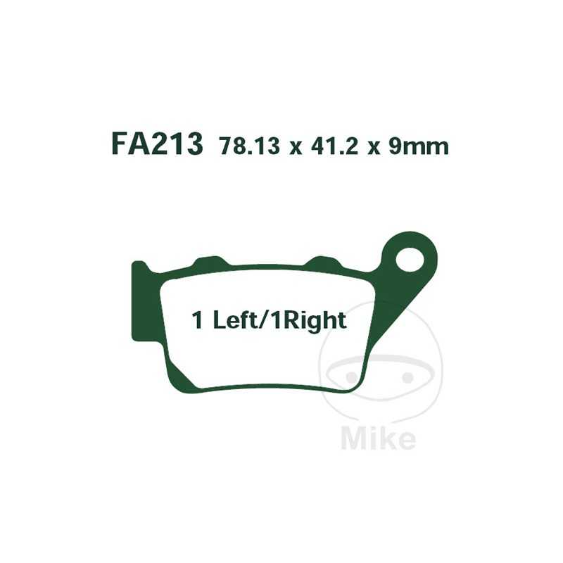 EBC SINTERED BRAKE PADS HH ALTN: 7870876 737.00.75