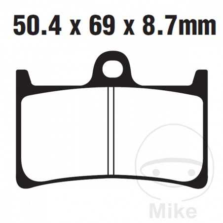 EBC SINTERED BRAKE PADS HH SCOOTER 737.01.10