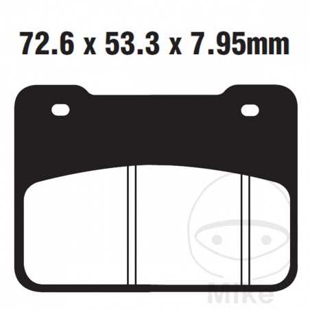 EBC SINTERED BRAKE PADS HH SCOOTER 737.01.12