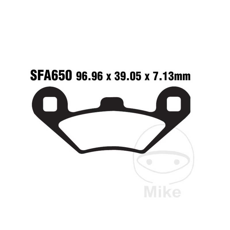 EBC SINTERED BRAKE PADS HH SCOOTER ALTN: 7870081 737.01.13