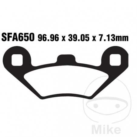 EBC SINTERED BRAKE PADS HH SCOOTER ALTN: 7870081 737.01.13