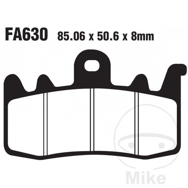 EBC SINTERED BRAKE PADS EPFA ALTN: 7870160 737.01.61
