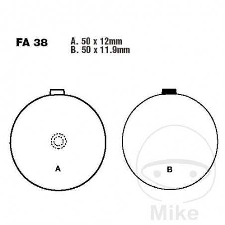 EBC Pastillas de freno semi-sinterizadas V 737.01.63