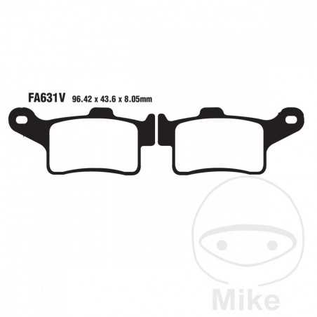 EBC SINTERED BRAKE PADS HH 737.01.75