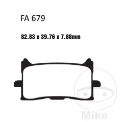 EBC SINTERED BRAKE PADS HH 737.01.82