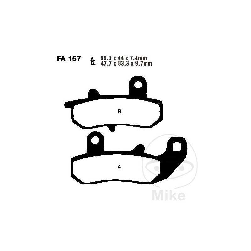 EBC SINTERED BRAKE PADS R ALTN: 7872567 737.69.00