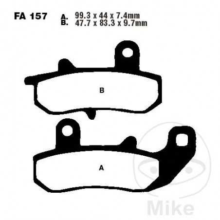 EBC SINTERED BRAKE PADS R ALTN: 7872567 737.69.00