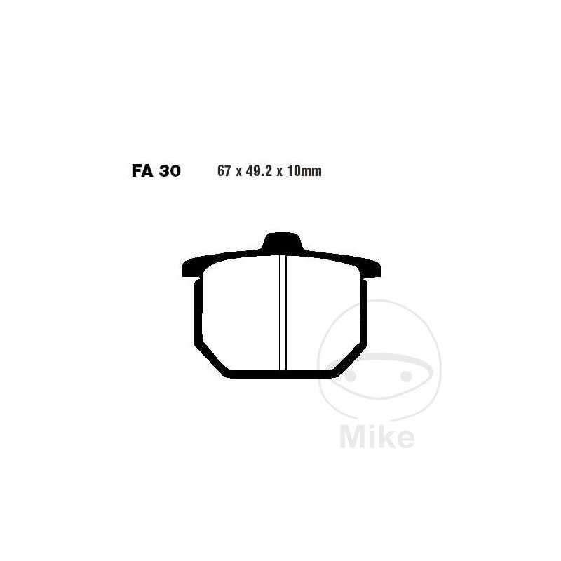 EBC Semi-sintered brake pads V 737.70.06