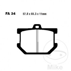 EBC Semi-sintered brake pads V 737.70.08