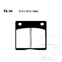 EBC Semi-sintered brake pads V ALTN: 7870282 737.70.09